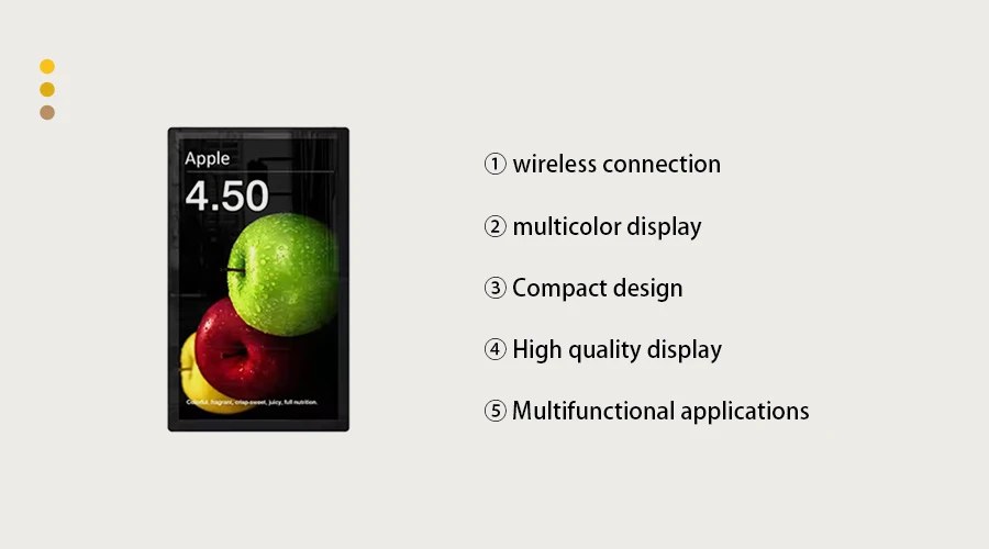 15.6 Electronic Digital Signage Display Price Screen Single Face